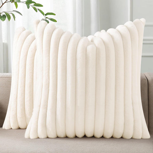 Bunny Faux Fur Pillow Covers